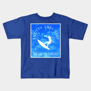 The art of surfing Kids T-Shirt